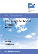 Ten ways to boost giving