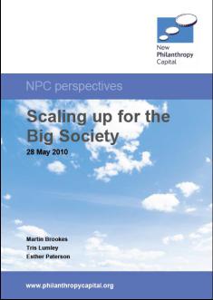 Scaling up for the Big Society