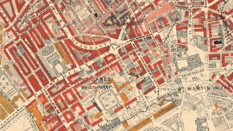 Old map of Westminster