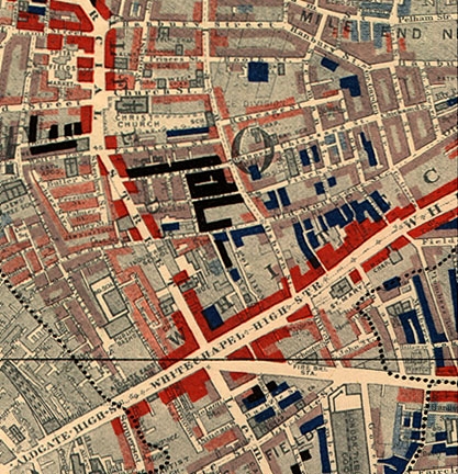 old map of Whitechapel