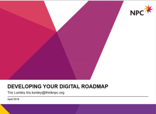 Developing your digital roadmap report front cover