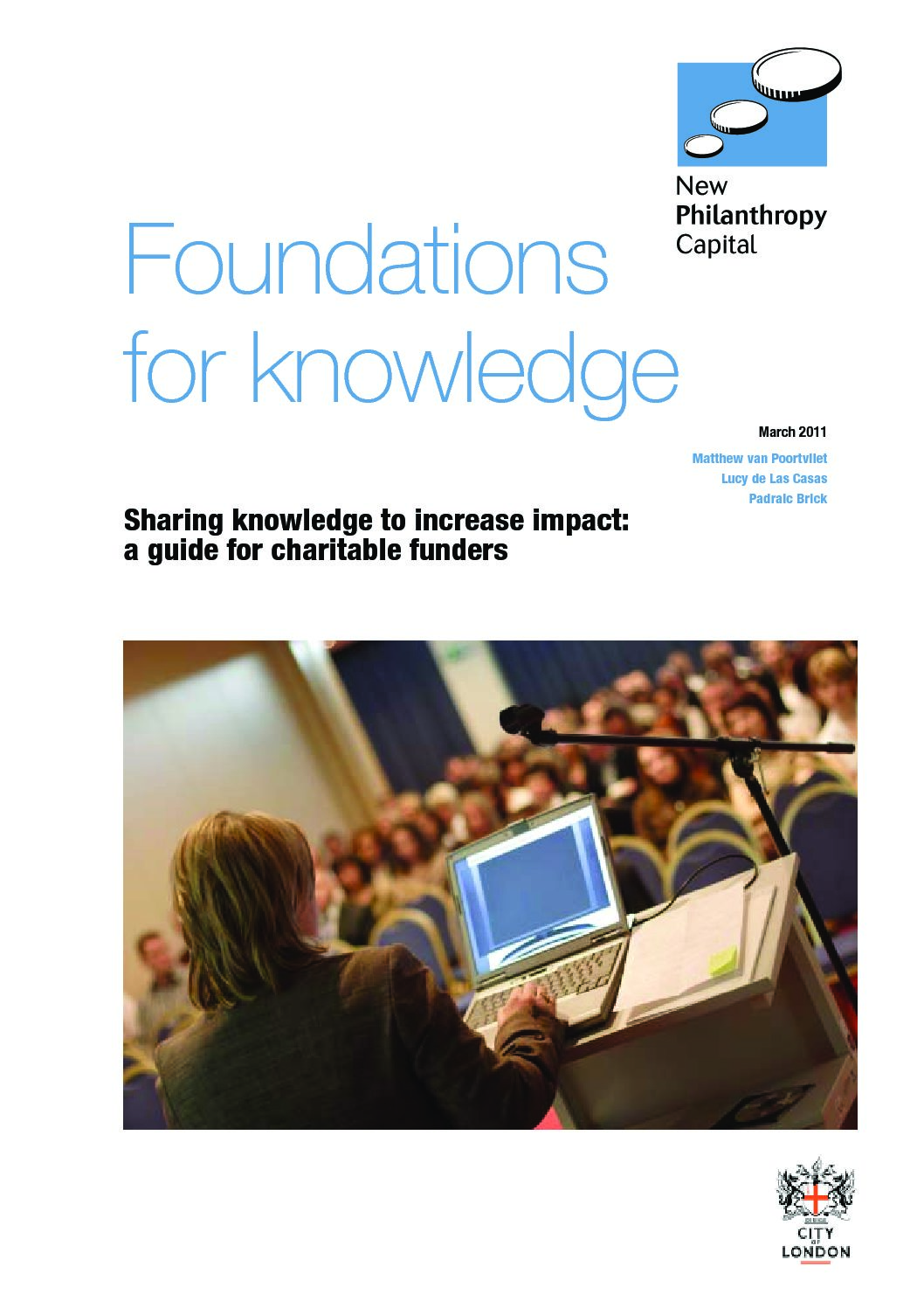 Foundations for knowledge Sharing knowledge to increase impact NPC