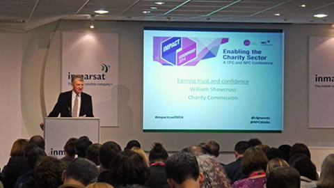 Charity conference attendees