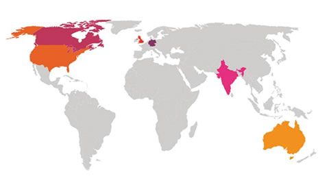 Map of the world