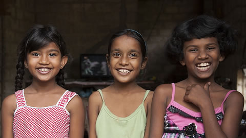 Children smiling