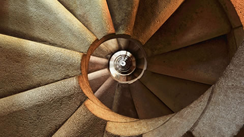 spiral stair case
