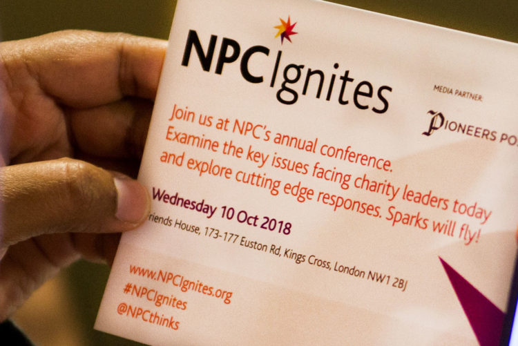 NPC Ignites - Our Annual Conference to help Inspire those within the Charity Sector