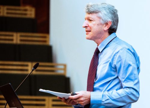 CEO Dan Corry speaking at an event