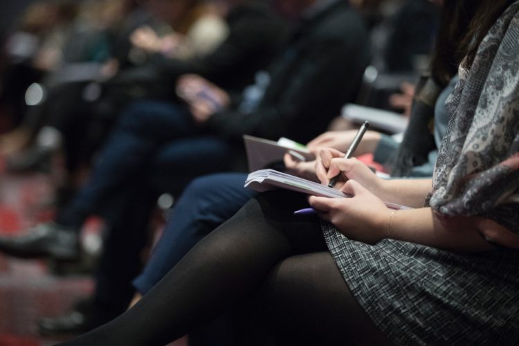 people at event