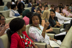 people at an event