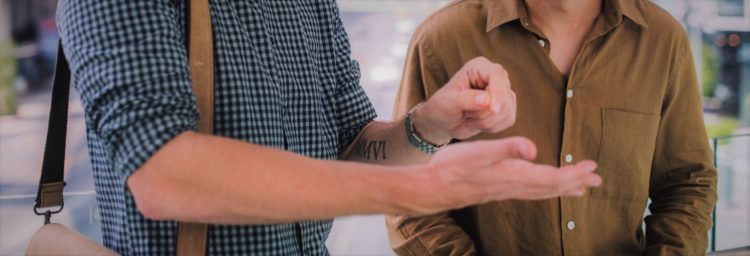 persons hands