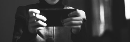 Person on a phone