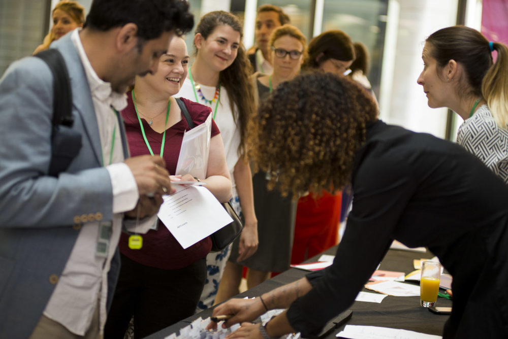 Delegates at an event