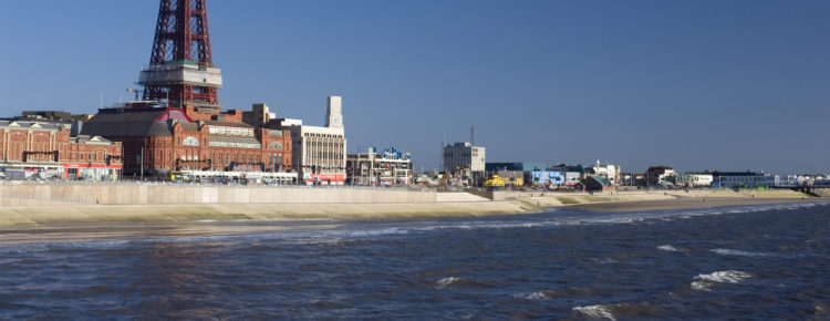 blackpool tower and prom