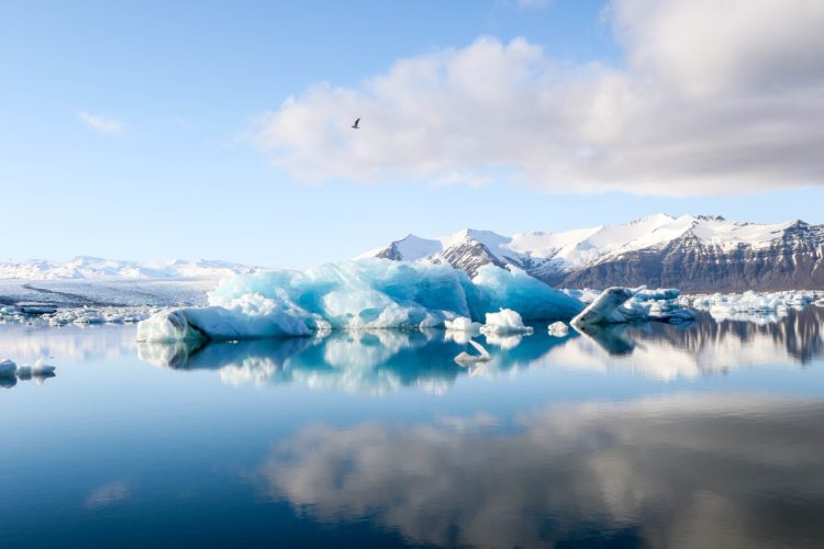 Melting ice