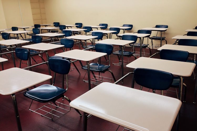 empty school room