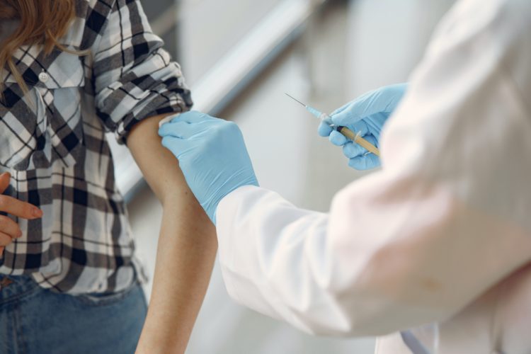 vaccination in the arm