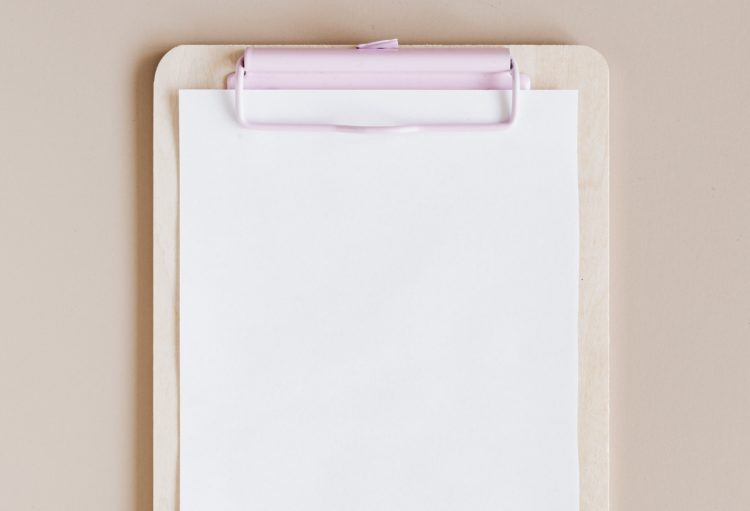 blank board
