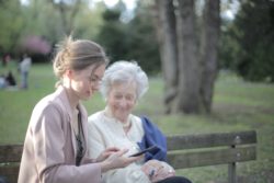 Park bench chat
