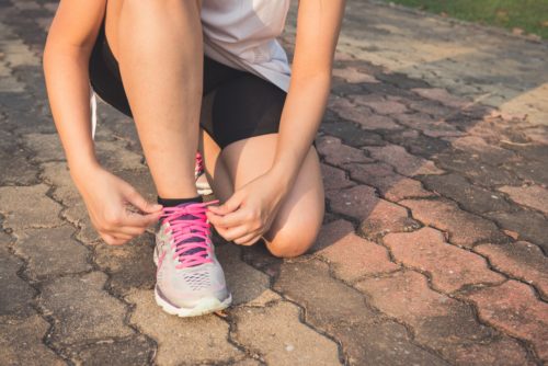 runner on a path