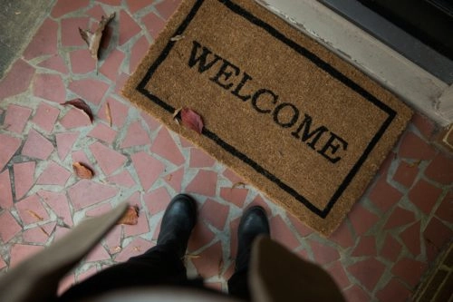 Welcome mat