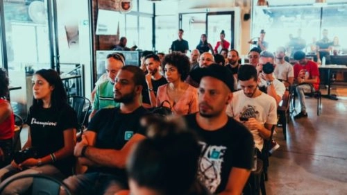 people at an event